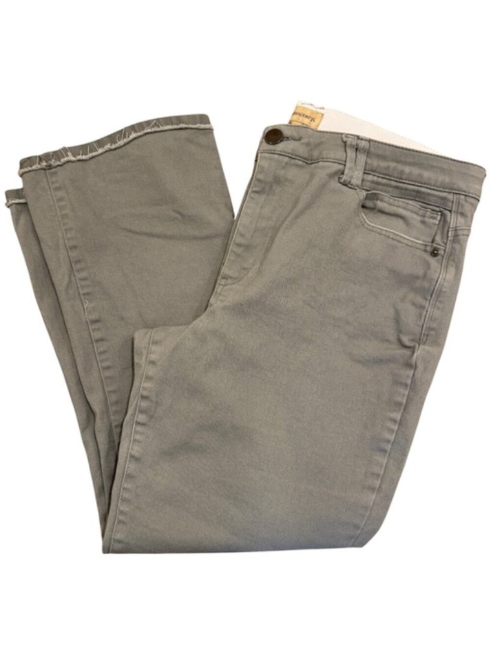 DEMOCRACY High Rise Tummy Control crop jean, 16